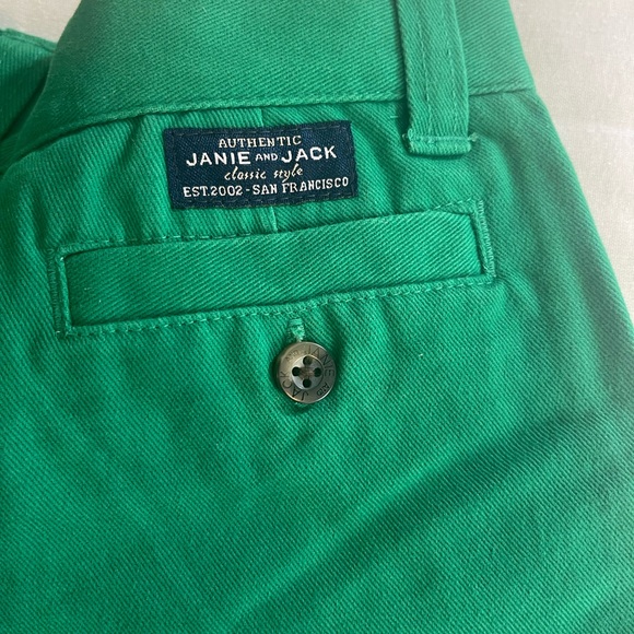 Janie and Jack Cotton Green Shorts - NWT - Size 2T - Picture 5 of 5